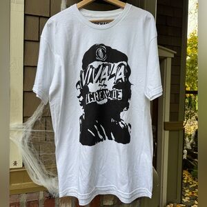 Y2K Grenade “Viva La Grenade” Print Shirt LIKE NEW